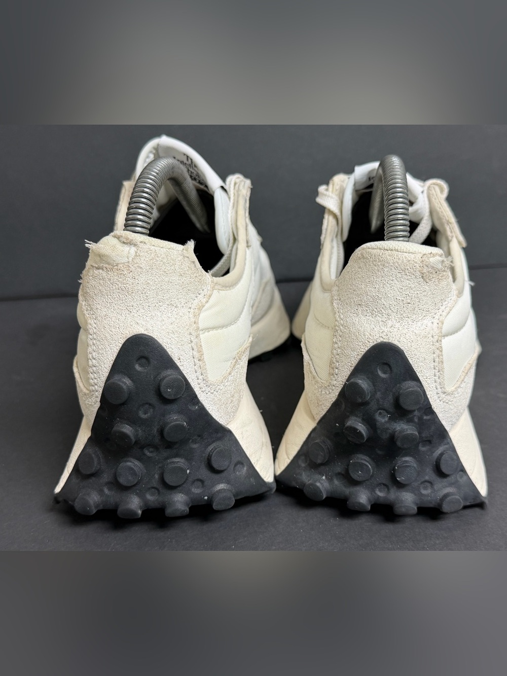 New Balance 327 Sea Salt Black Womens Sneakers WS327FE Size 8.5 Men 7 Low Top - Picture 6 of 11